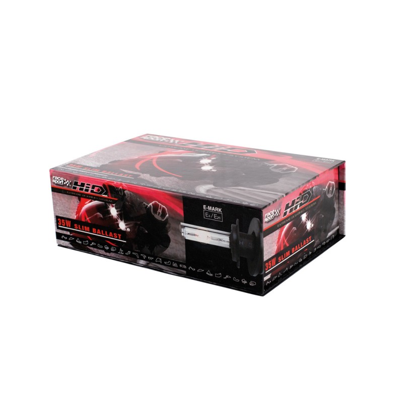 KIT HID H7 12V 35W SLIM BALLAST 6500K POUR MOTO - FDS