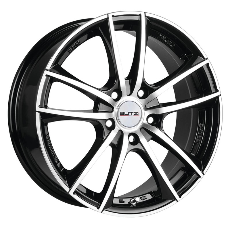 BLISS NOIR FACE POLIE 7X17 5X100 ET38 CB67.1- FDS