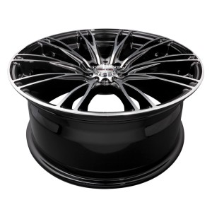 BUTZI ZR-66 NOIR FACE POLIE 7X16 5X112 ET42 CB73,1 - FDS
