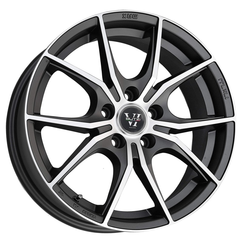 HERA ANTHRACITE FACE POLIE 7X17 5X114 ET40 CB73.1- FDS