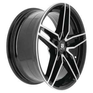 SELENE NOIR FACE POLIE 6,5X15 4X108 ET25 CB65,1