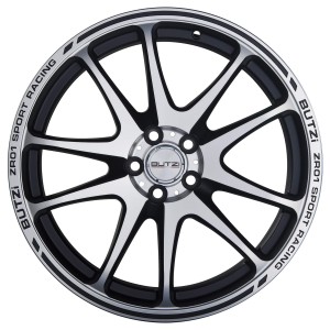 ZR01 NOIR FACE POLIE 7,5X17 4X108 ET25 CB 65.1