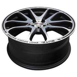 ZR01 NOIR FACE POLIE 7,5X18 4X100 ET38 CB 67.1