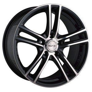 PULSE NOIR FACE POLIE 7X16 5X100 ET35 CB67.1-FDS