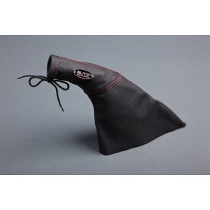SOUFFLET DE FREIN A MAIN BUTZI NOIR PIQURE ROUGE-FDS