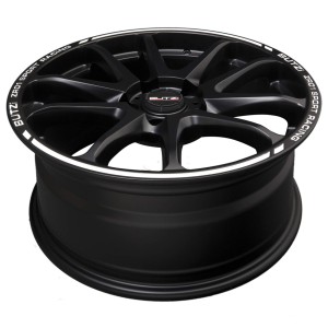 ZR01 NOIR MAT LISERET BLANC 6,5X15 4X100 ET35 CB60.1