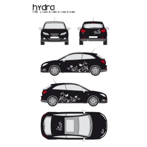 CAR DECO KIT HYDRA M BLANC