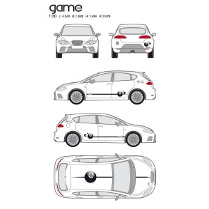 CAR DECO KIT GAMES M FULL COLOR