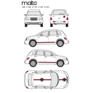 CAR DECO KIT MALTA TAILLE S FULL COLOR-FDS