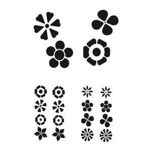 CAR DECO ELEMENT DAISY NOIR