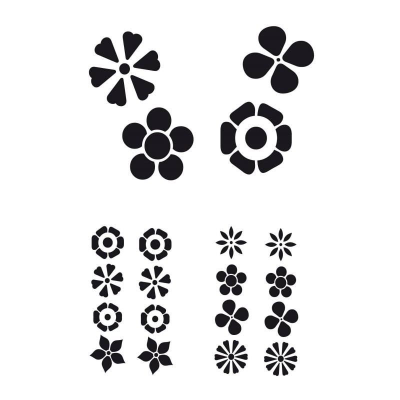 CAR DECO ELEMENT DAISY NOIR