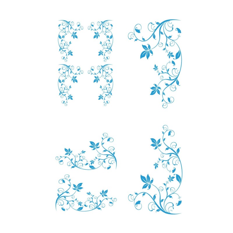 CAR DECO ELEMENT HYDRA BLEU