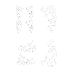 CAR DECO ELEMENT HYDRA BLANC