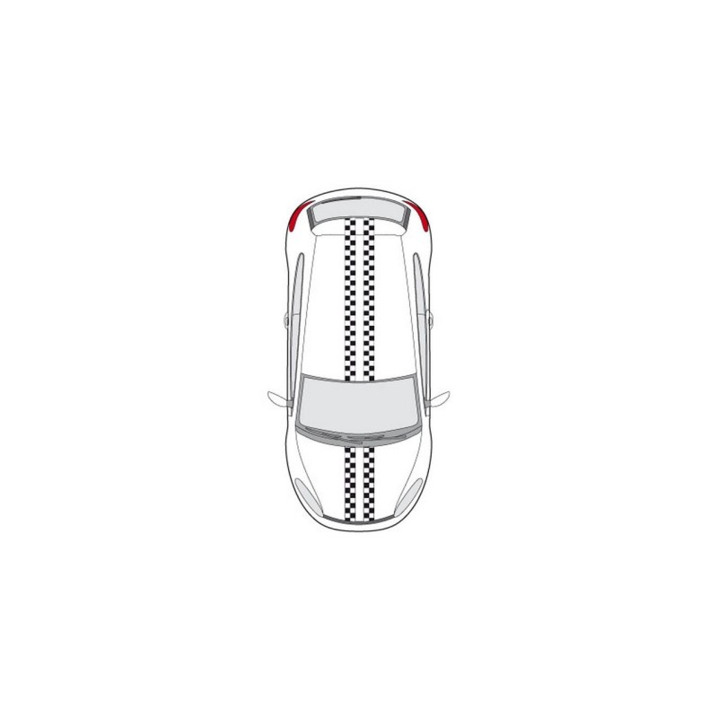 CAR DECO RACING BANDES  FULL COLOR -FDS