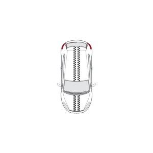 CAR DECO RACING BANDES  FULL COLOR -FDS