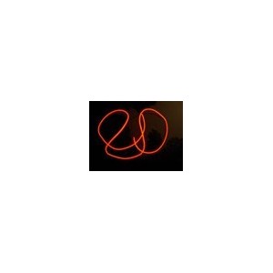 FIL NEON LUMINEUX + EFFET FLASH 3,0M ROUGE -FDS