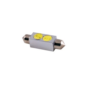 AMPOULES NAVETTES 2LEDs 12V 41mm - FDS