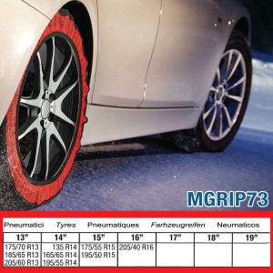 CHAUSSETTE NEIGE TEXTILE HOMOLOGUE B26 EUROPEENNE