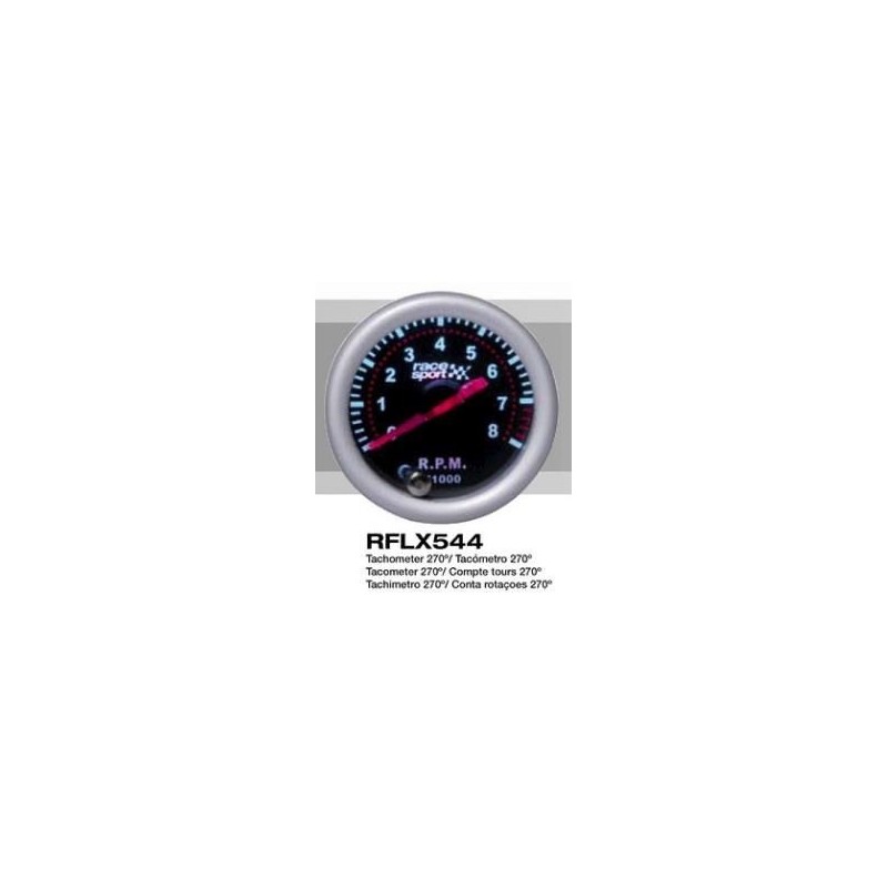 COMPTE TOURS 270-¦ MIRROR LOOK DIA 52MM 12V -FDS