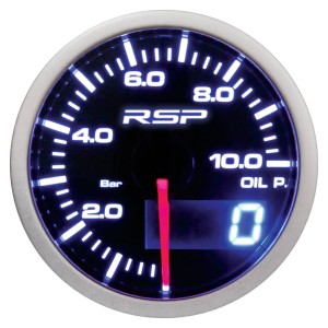 MANOMETRE DE PRESSION D'HUILE RSP D.52MM LED