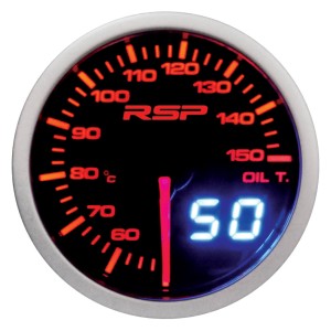MANOMETRE DE TEMPERATUR D'HUILE RSP D.52MM LED