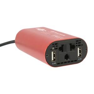 CONVERTISSEUR 12V/230V 150W+USB 2.4A*2+CABLE 12V