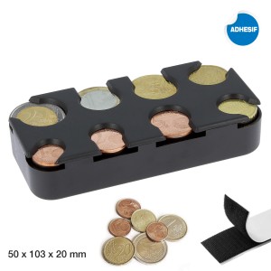 COFFRET PORTE MONNAIE EURO EN ABS