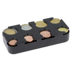 COFFRET PORTE MONNAIE EURO EN ABS