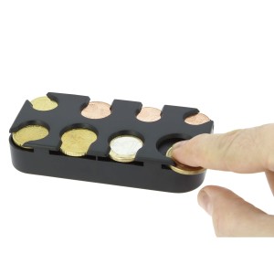 COFFRET PORTE MONNAIE EURO EN ABS