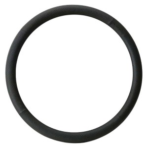 COUVRE VOLANT 37-39CM LUXE CUIR NOIR