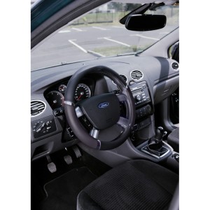 COUVRE VOLANT 37-39CM PVC SPEED NOIR-NOIR