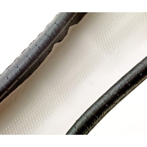 COUVRE VOLANT 37-39CM 100% CUIR NOIR