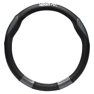 COUVRE VOLANT RACE SPORT NOIR GRIP LOOK CARBONE