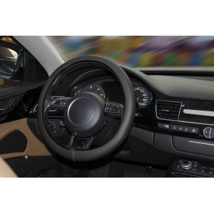 COUVRE-VOLANT COMFORT GRIP NOIR T.S. 35-36CM