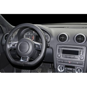 COUVRE-VOLANT COMFORT GRIP NOIR M 37-38CM