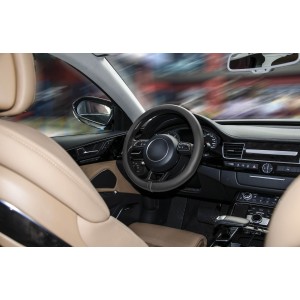 COUVRE-VOLANT COMFORT GRIP NOIR M 37-38CM