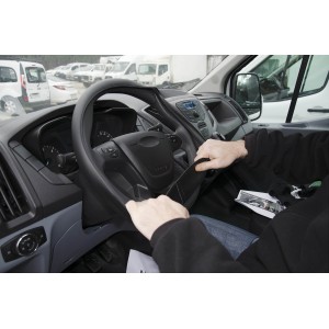 COUVRE-VOLANT COMFORT GRIP NOIR XL 41-42CM
