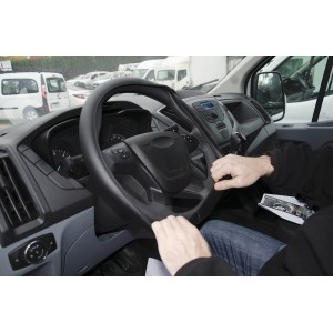 COUVRE-VOLANT COMFORT GRIP NOIR XL 41-42CM
