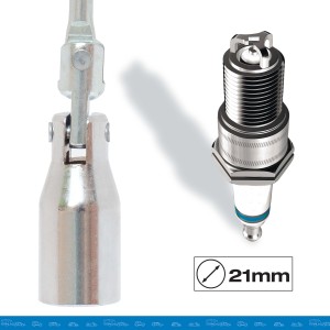 CLEF A BOUGIE ARTICULEE  21 MM