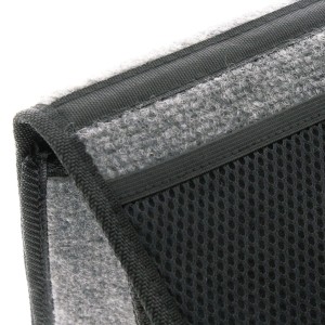 SACOCHE DE COFFRE 50X25CM MOQUETTE NOIR