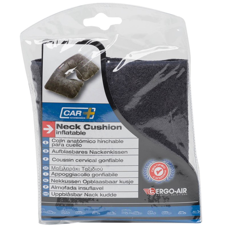 COUSSIN GONFLABLE ANATOMIQUE TOUR DE COU