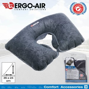 COUSSIN GONFLABLE ANATOMIQUE TOUR DE COU