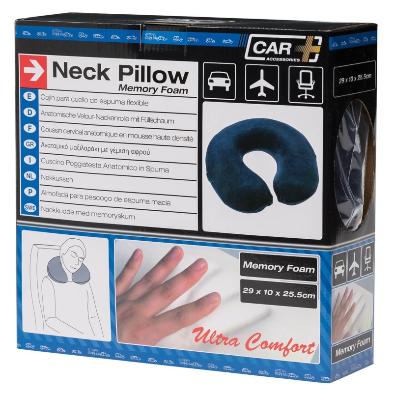 COUSSIN ANATOMIQUE LATEX TOUR DE COU EFFET MEMOIRE