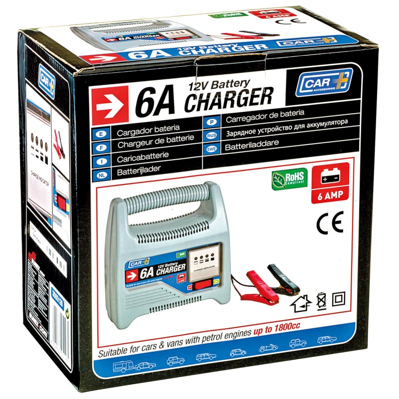 CHARGEUR DE BATTERIE 6A/12V