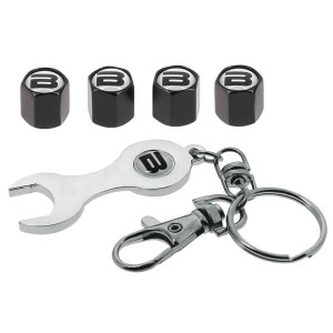 BOUCHONS DE VALVE NOIR BUTZI AVEC CLEF - FDS