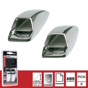 COUVRE GICLEUR DE LAVE-GLACE CHROME 2PCES