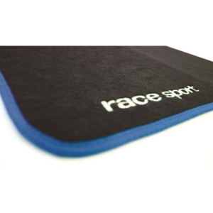 TAPIS DE SOL MOQUETTE + ALUCOMPETITION 4PCES BLEU
