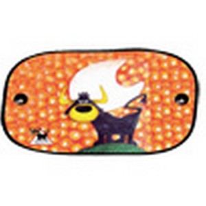 PARE-SOLEIL ARRIERE ANIMALS ON BOARD 100X50CM TAUREAU-FDS