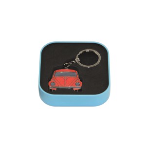 VW BEETLE PORTE-CLEFS ROUGE - BOITE CADEAU
