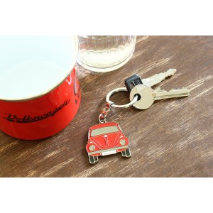 VW BEETLE PORTE-CLEFS ROUGE - BOITE CADEAU